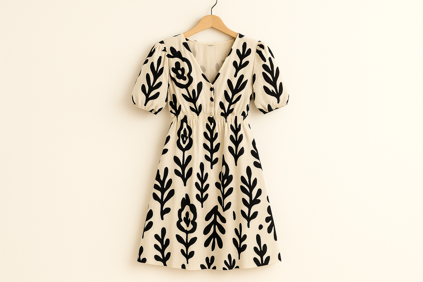 Floral dress on hanger catalog image