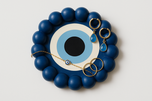 Evil Eye Protection Tray with Jewelry